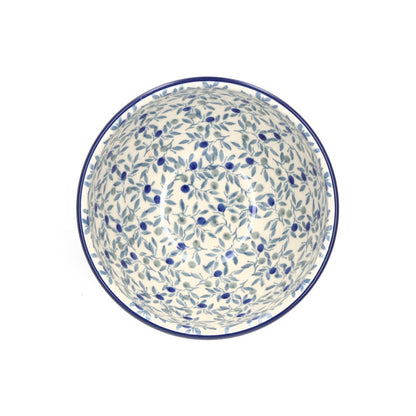 Kom op voet 630 ml - Blue Olive