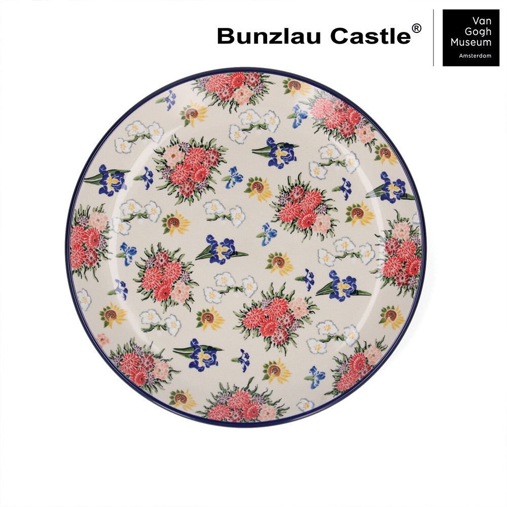 Wandbord Ø:  32 cm - VGM Vincent’s Flowers UNIKAT