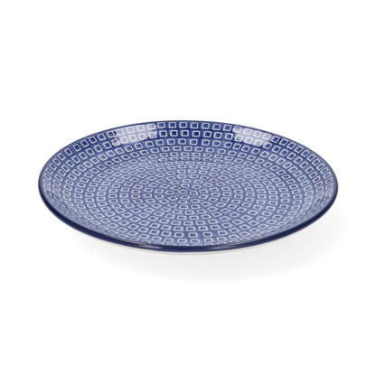 Dinerbord Ø: 25,5 cm - Blue Diamond