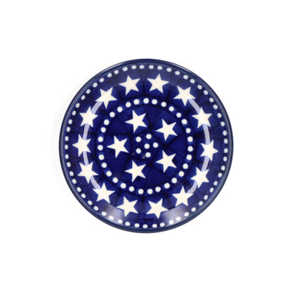 Theetip Rond - Blue Stars