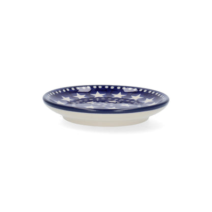 Theetip Rond - Blue Stars