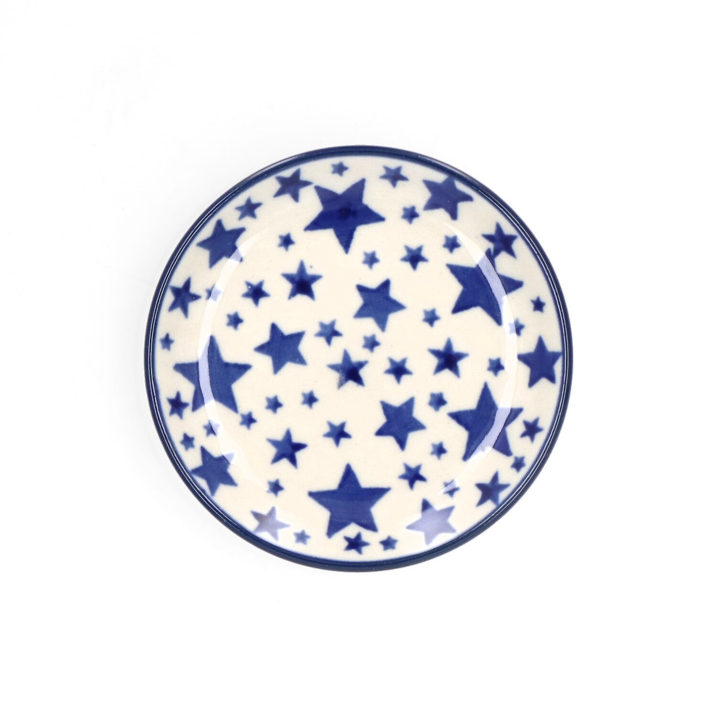 Theetip Rond - White Stars