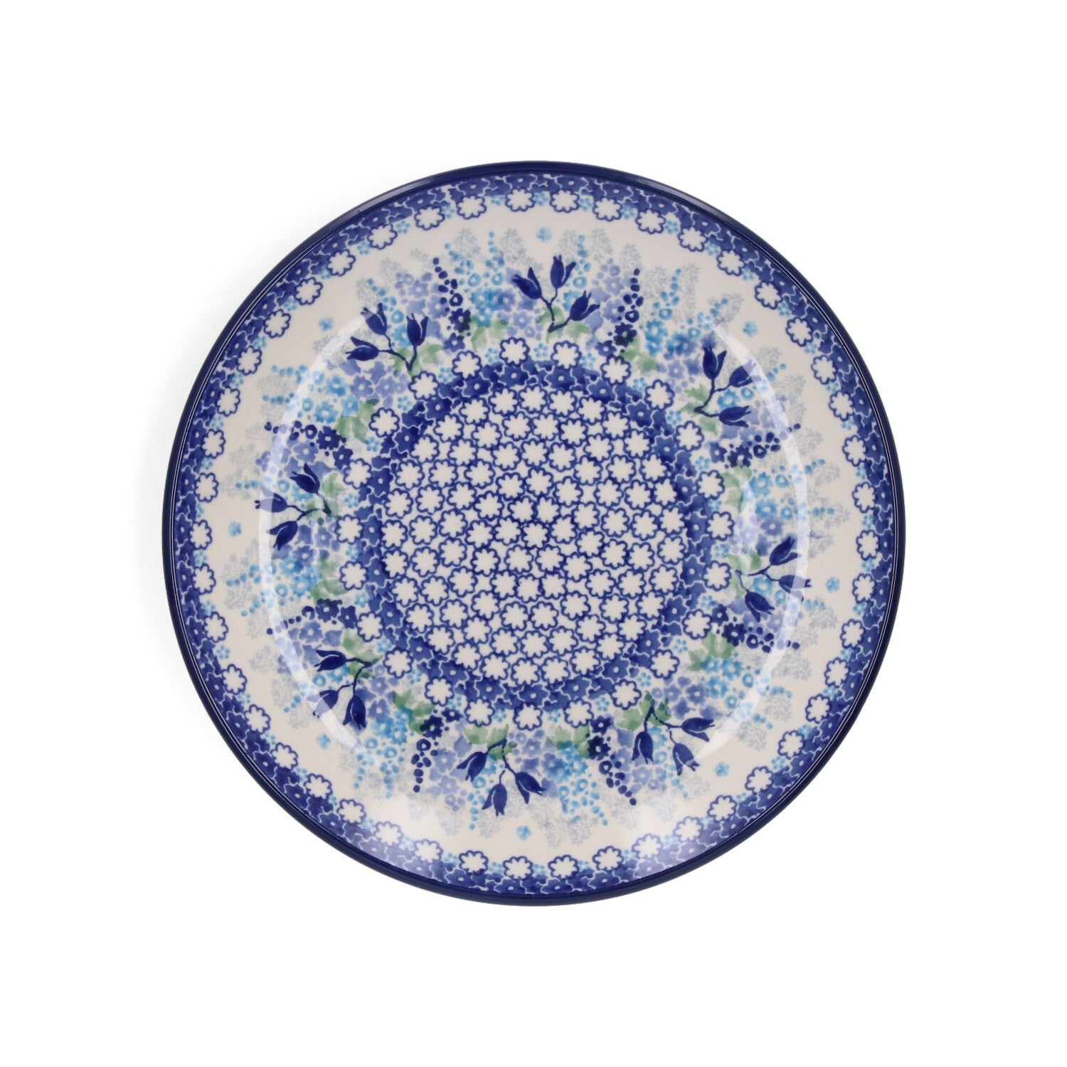 Bord Ø 23,5 cm - Blue Garden