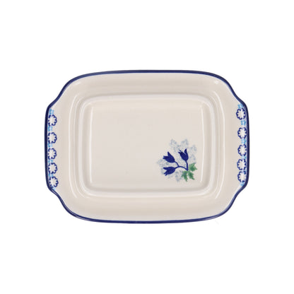 Botervloot met bord - Blue Garden