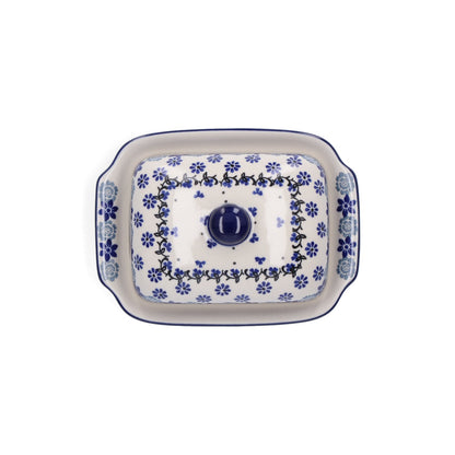 Botervloot met bord  - Belle Fleur