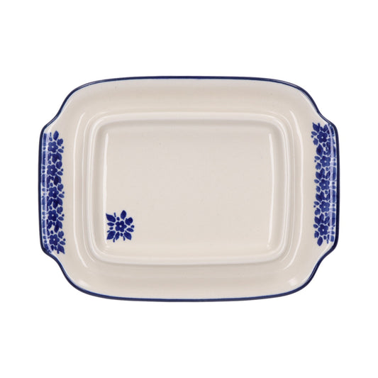 Botervloot met bord  - Indigo