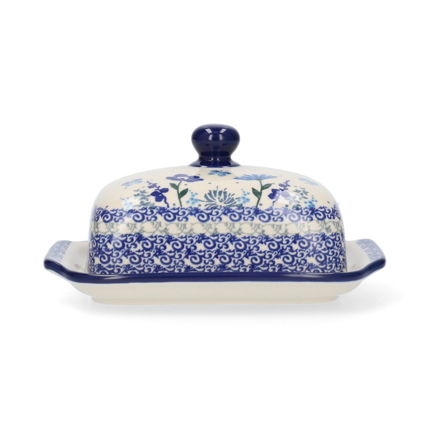 Botervloot met bord - Flower Meadow