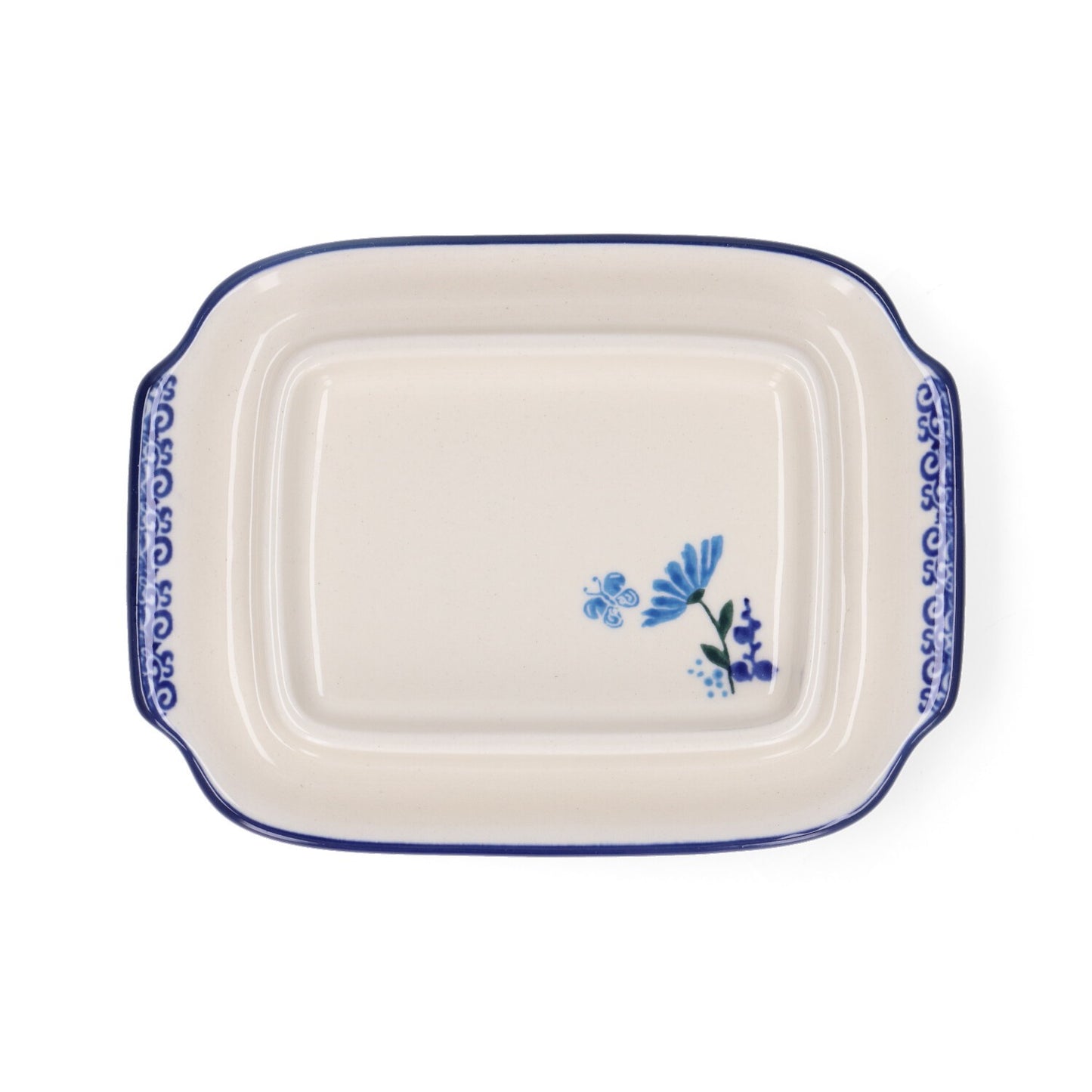 Botervloot met bord - Flower Meadow