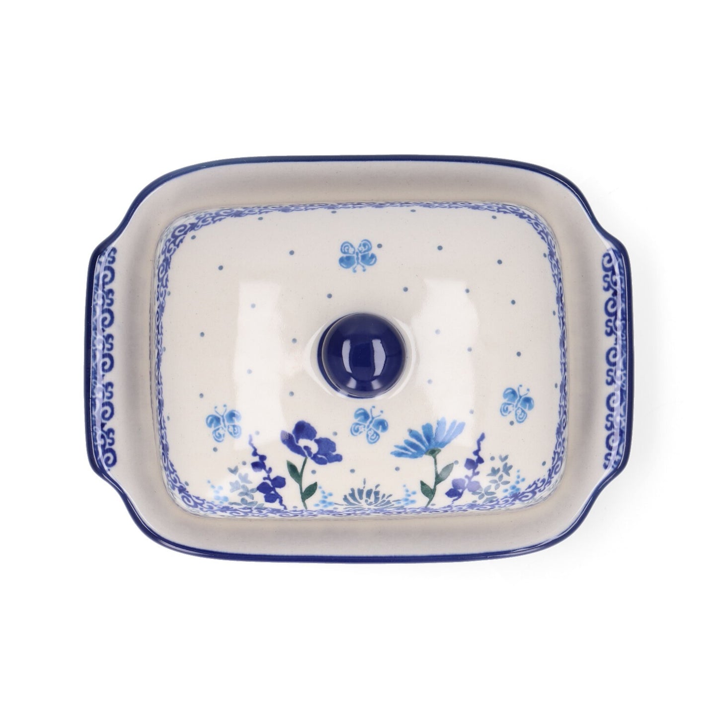 Botervloot met bord - Flower Meadow