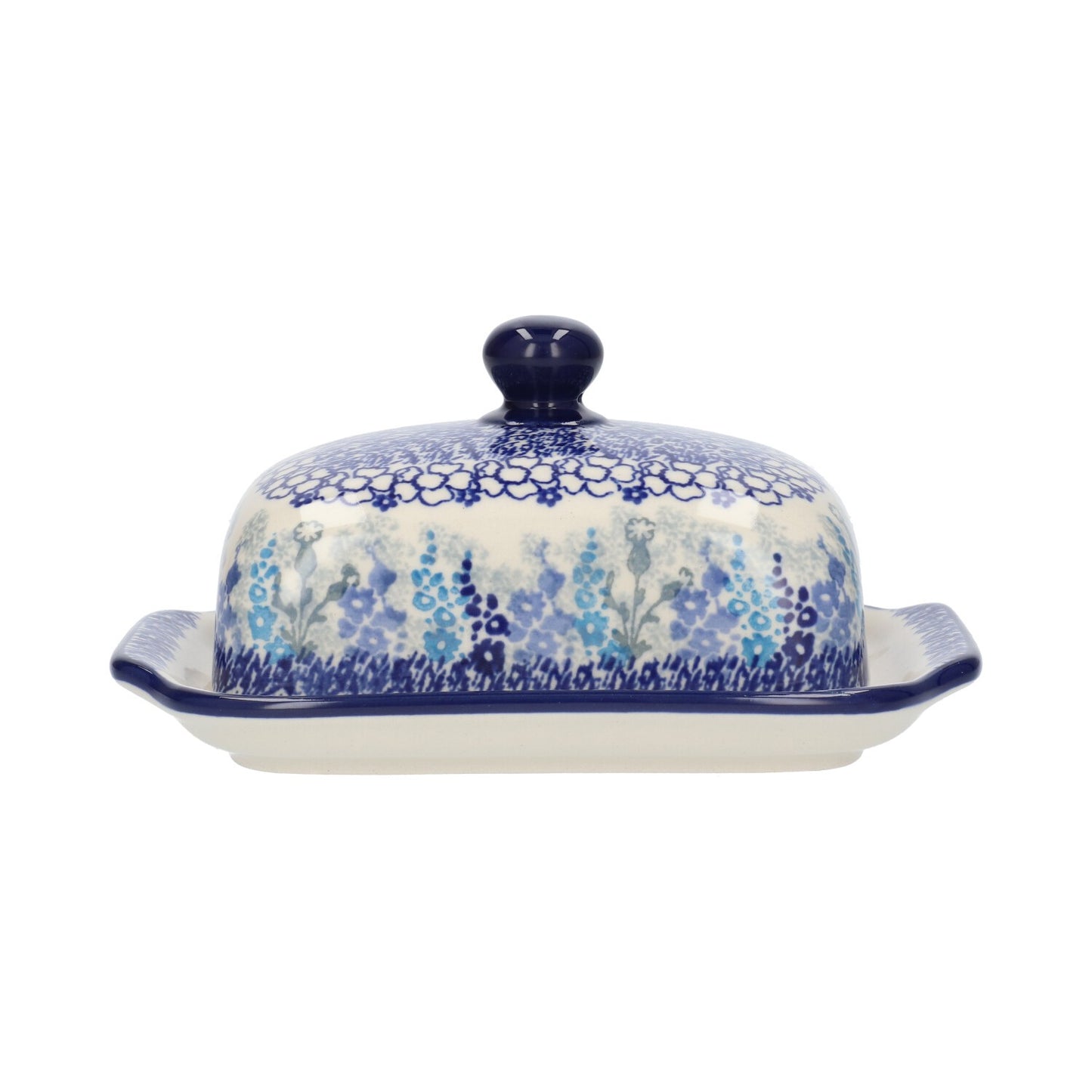 Botervloot met bord - Delphinium