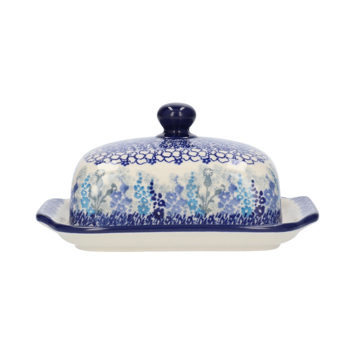 Botervloot met bord - Delphinium