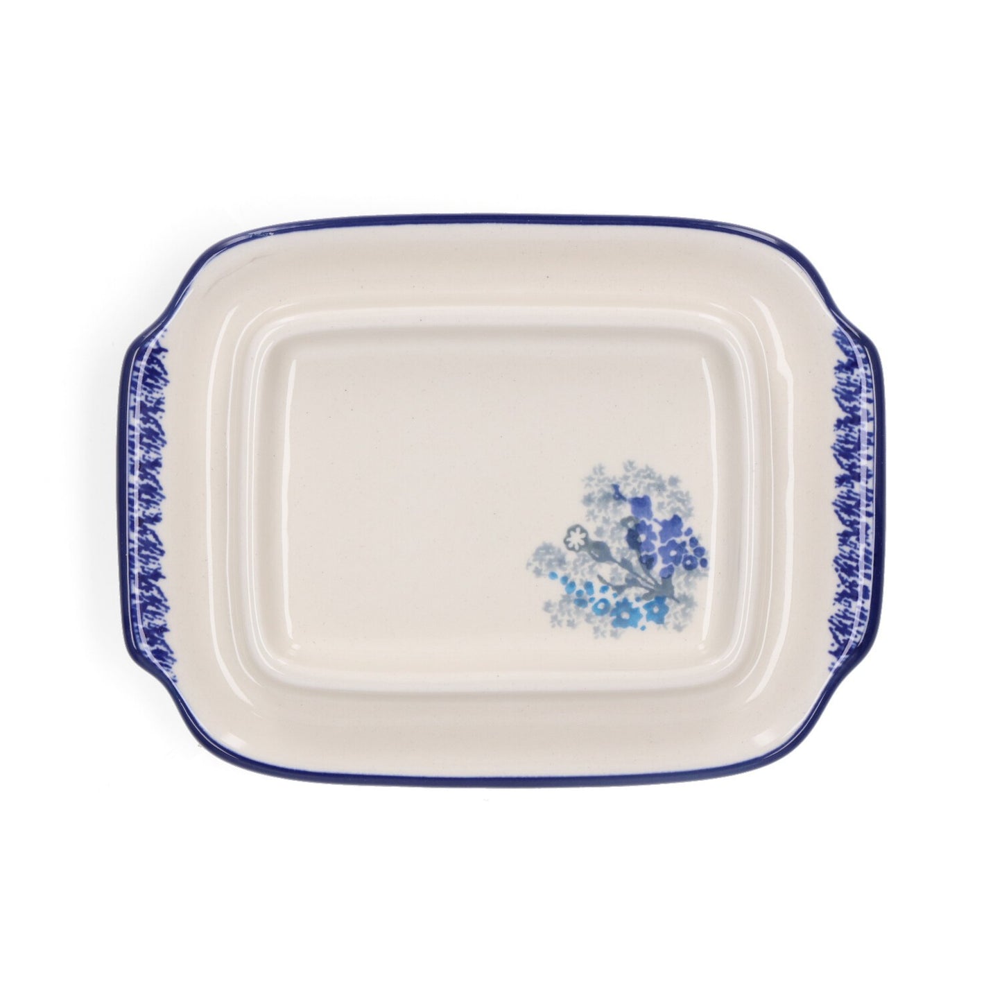 Botervloot met bord - Delphinium