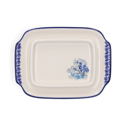 Botervloot met bord - Delphinium