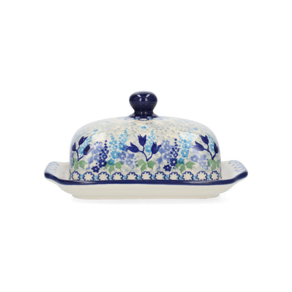 Botervloot met bord - Blue Garden