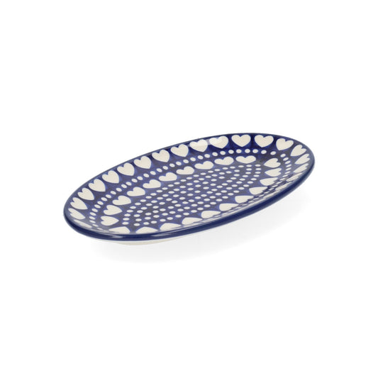 Oval bowl - Blue Valentine