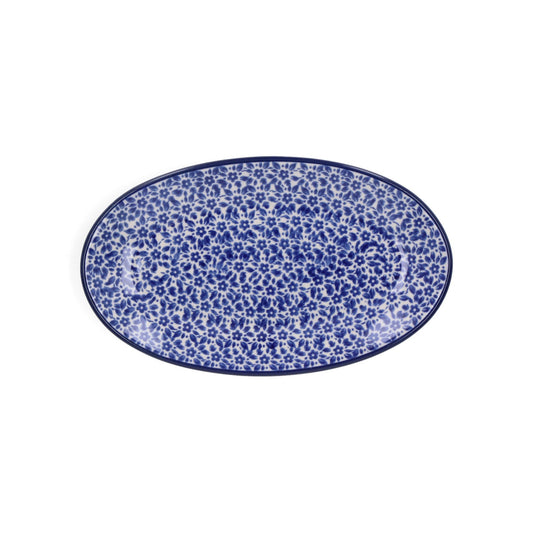 Ovale Schale - Indigo