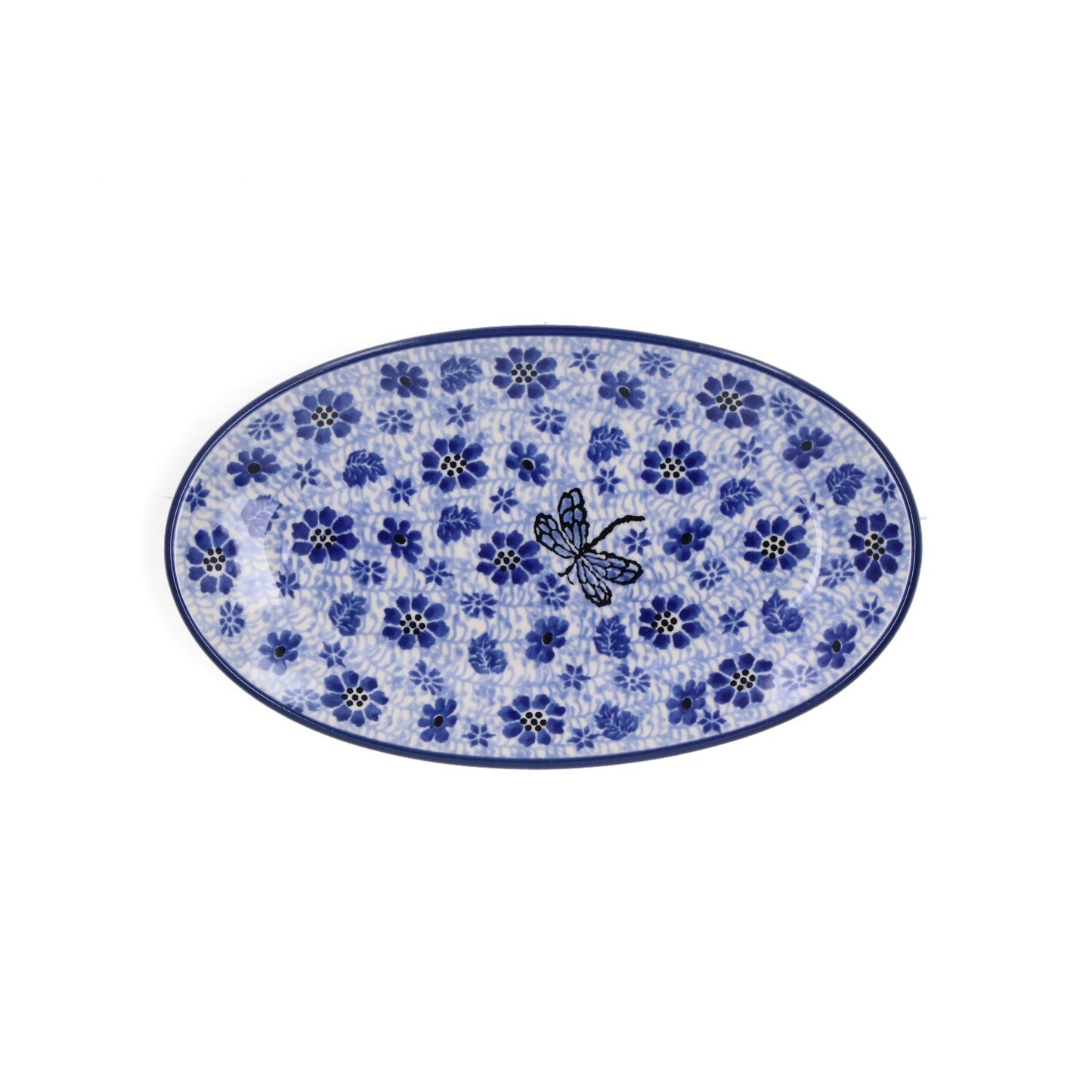 Oval Dish - Dragonfly