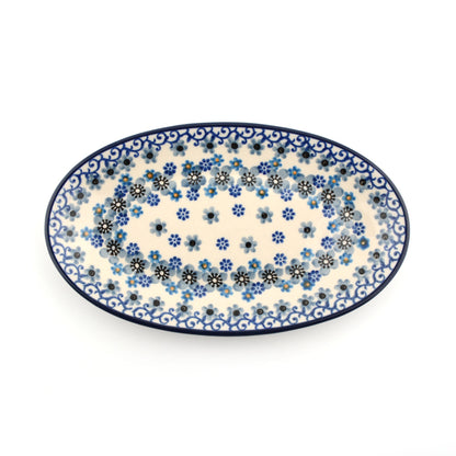 Oval Dish - Winter Garden