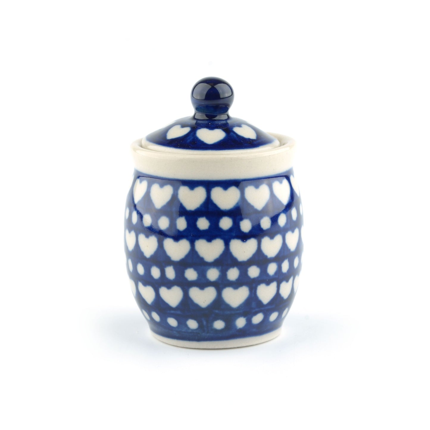 Miniaturglas Blauer Valentinsgruß