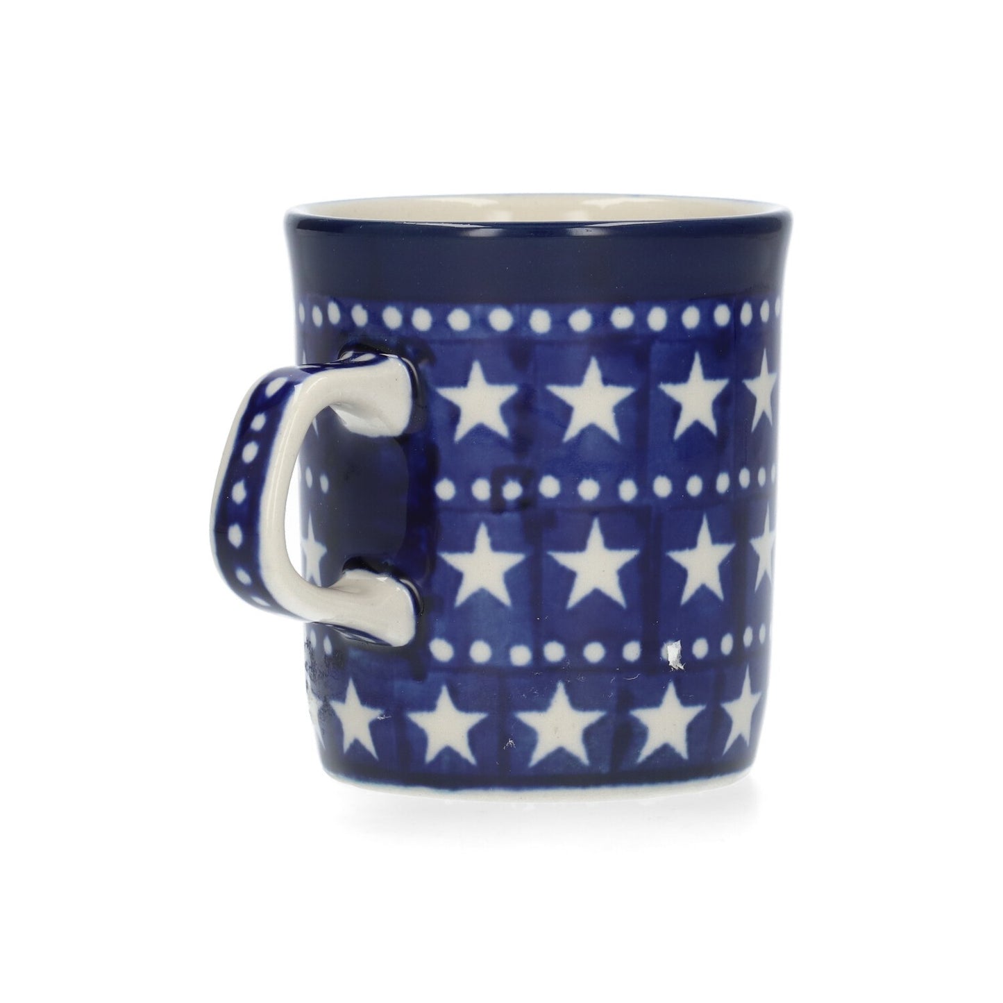 Gerader Becher 160 ml - Blaue Sterne