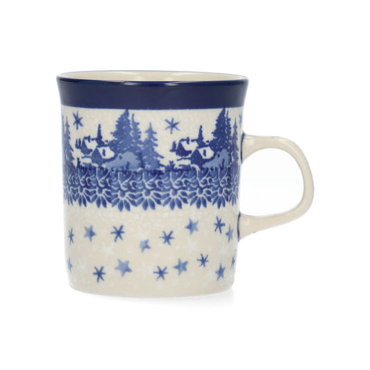 Rechte mok 160 ml - Christmas Landscape
