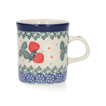 Rechte Mok 160 ml - Strawberries