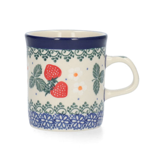 Rechte Mok 160 ml - Strawberries