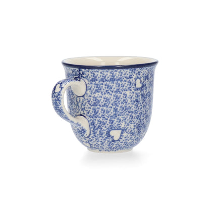 Tulp mok 200 ml - White Hearts