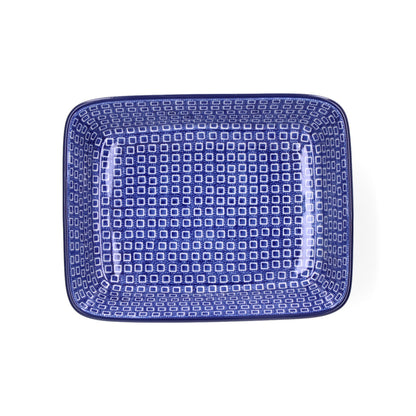 Rechteckige Auflaufform S - 2253 Blue Diamond