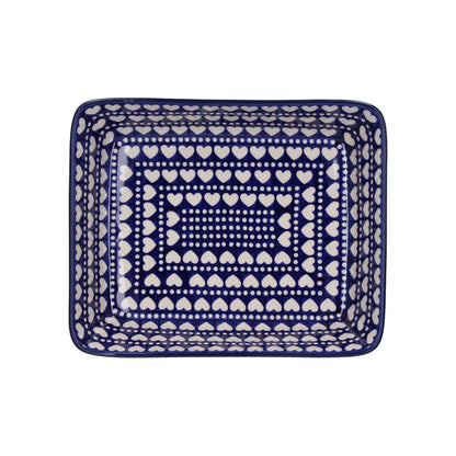 Auflaufform rechteckig 2850 ml - Blue Valentine