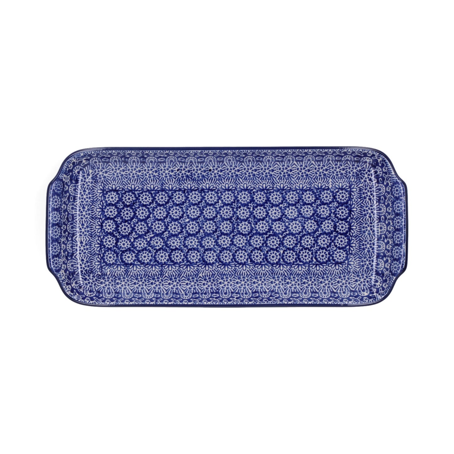 Cakeschaal langwerpig - Lace
