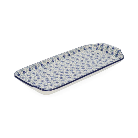 Cakeschaal langwerpig - Flower Fountain