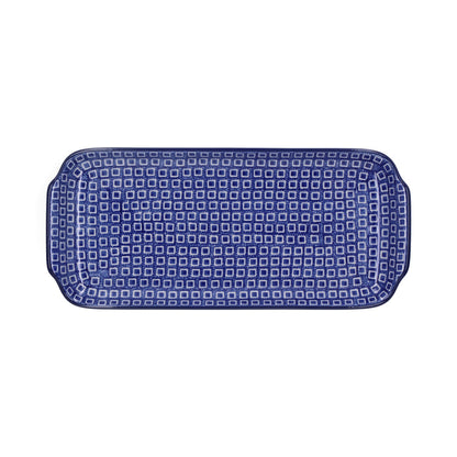 Cakeschaal langwerpig - Blue Diamond