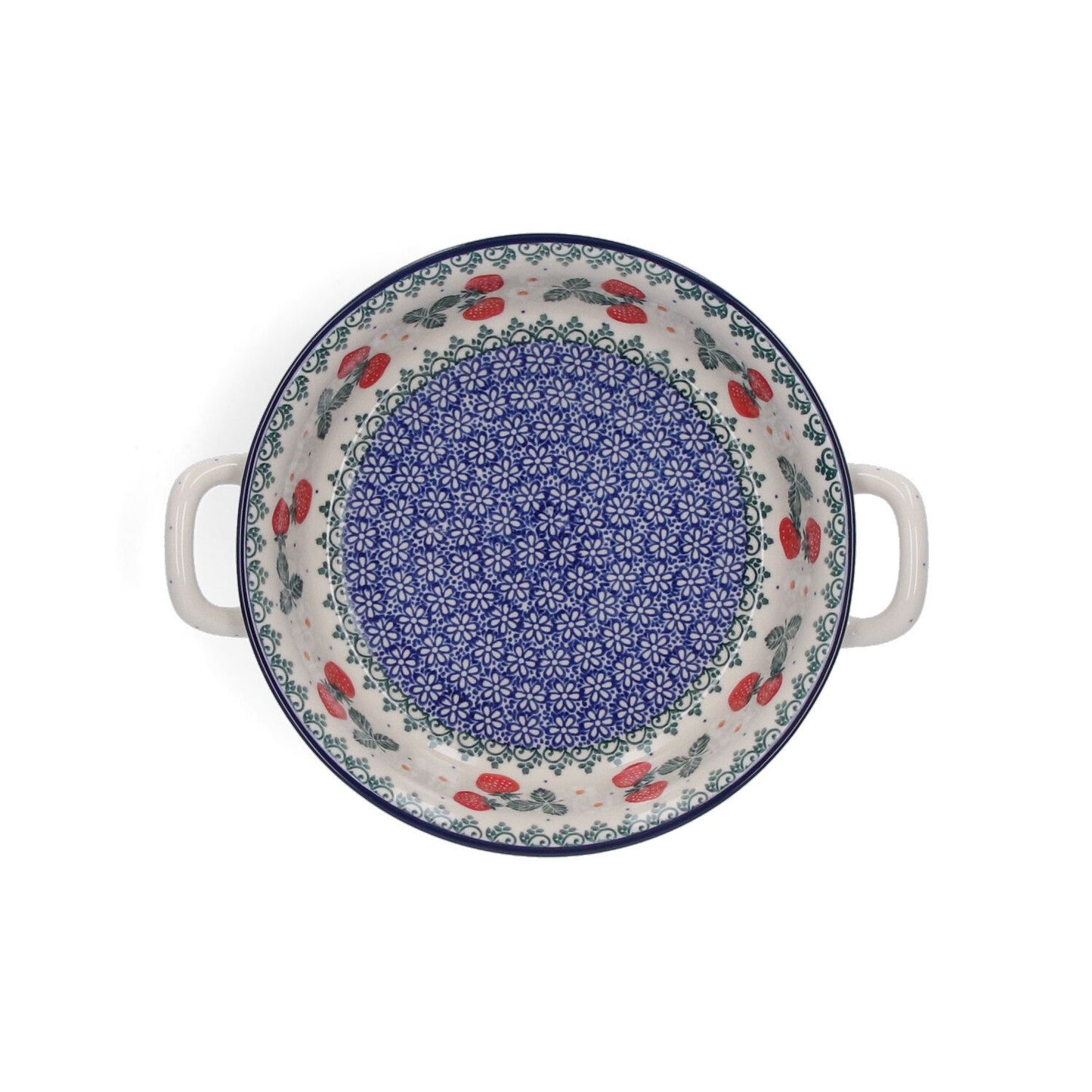 Ovenschaal Rond 1000 ml - Strawberries