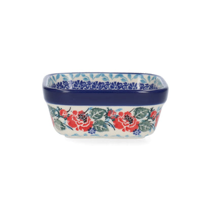 Vierkante Kom 170 ml - English Rose