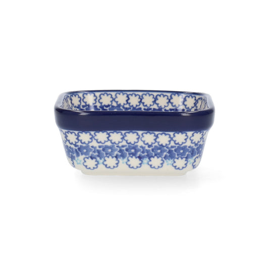 Vierkante Kom 170 ml - Blue Garden