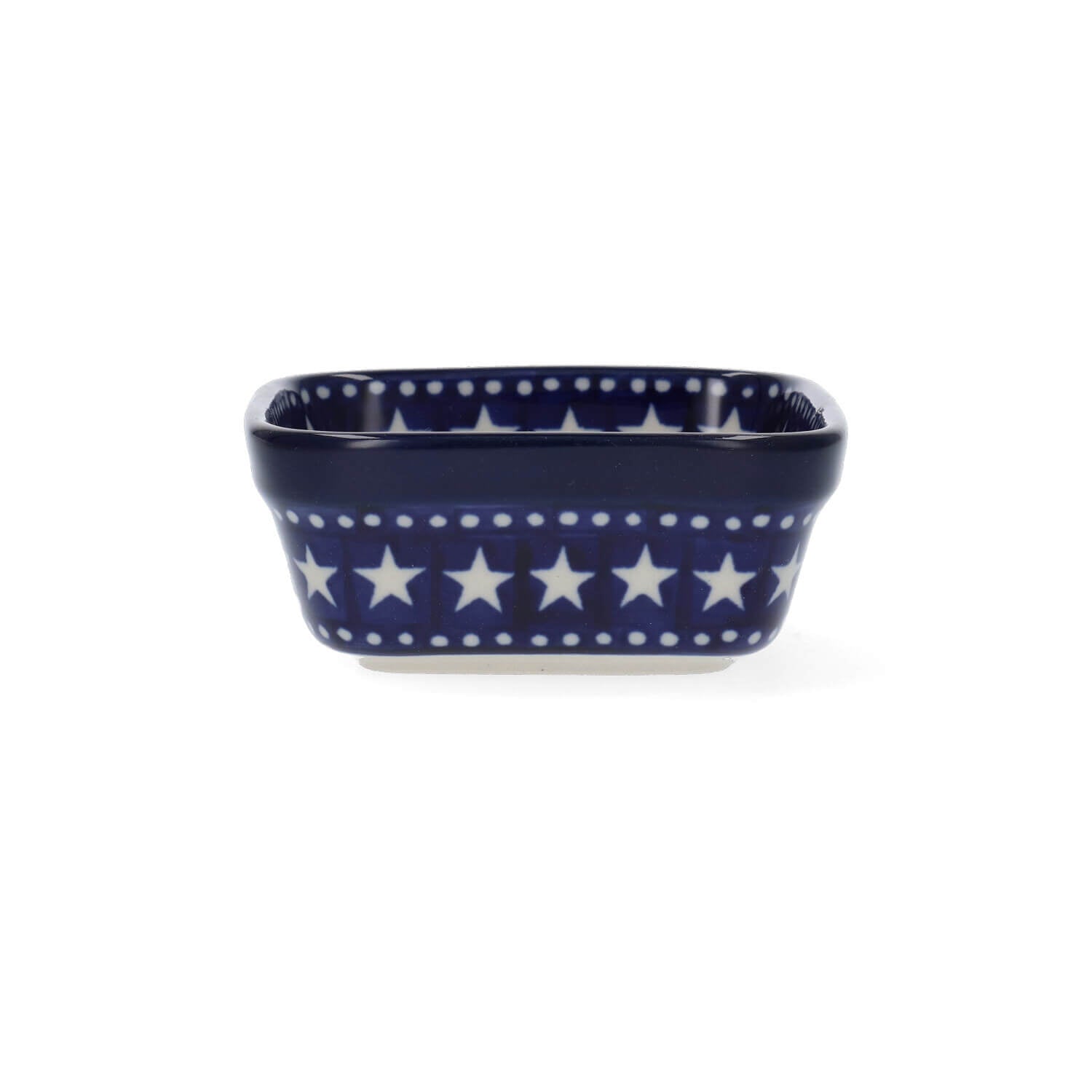 Vierkante kom 170 ml - Blue Stars