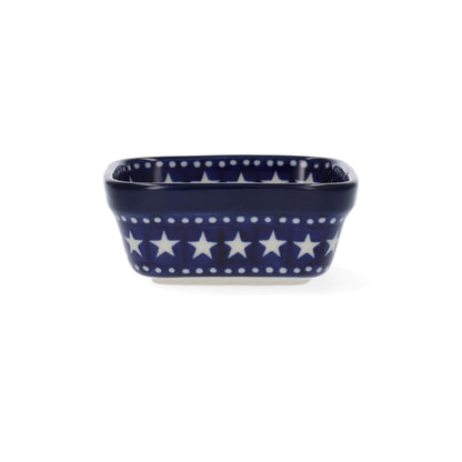 Vierkante kom 170 ml - Blue Stars
