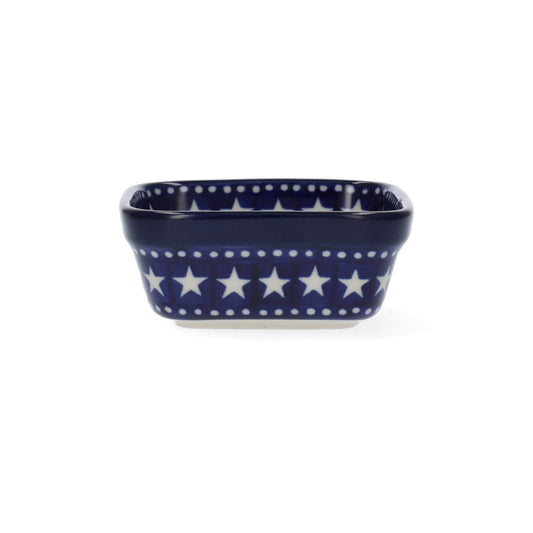 Vierkante kom 170 ml - Blue Stars