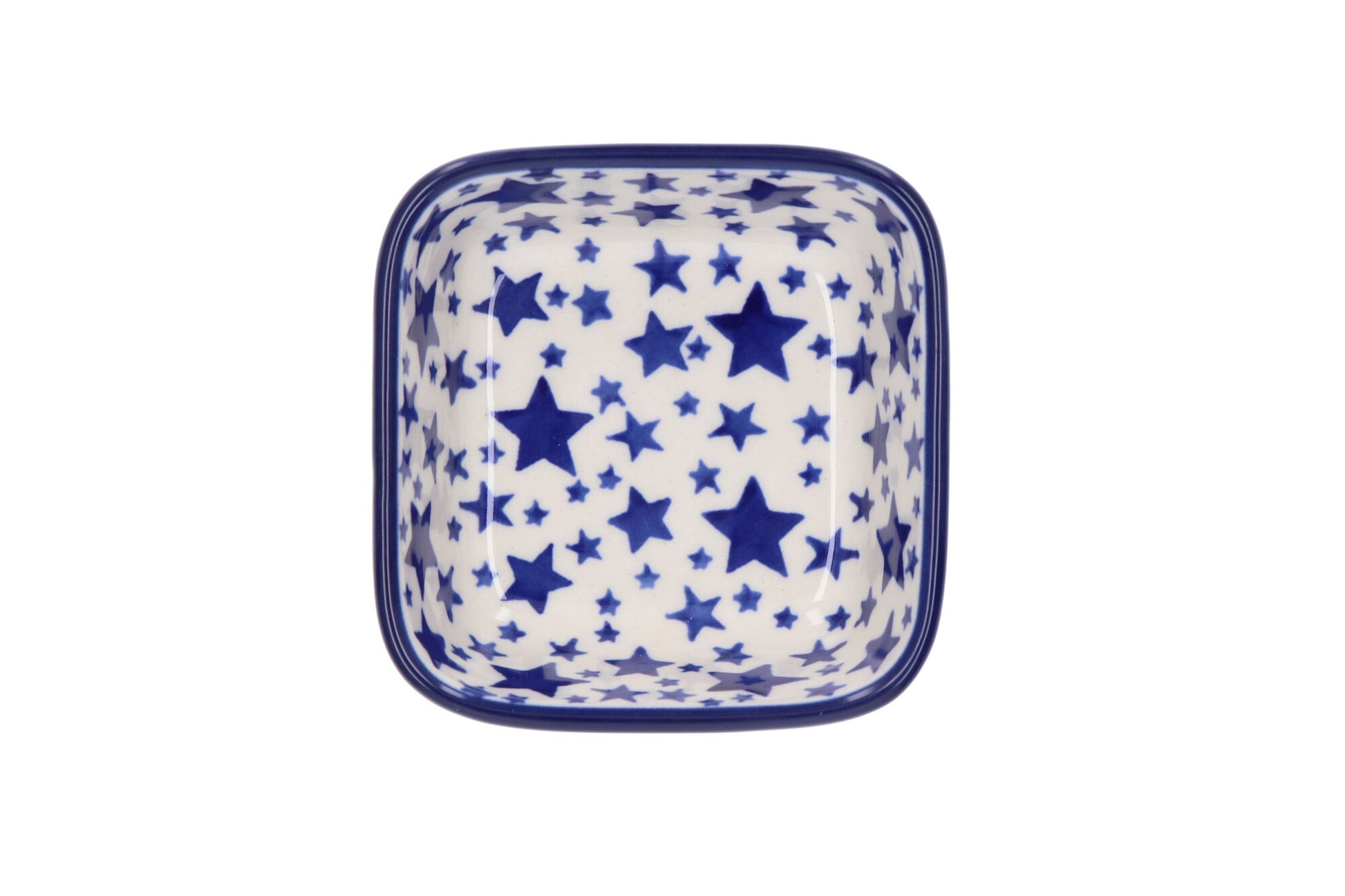 Vierkante kom 170 ml - White Stars