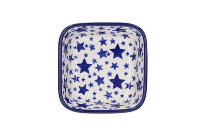 Vierkante kom 170 ml - White Stars