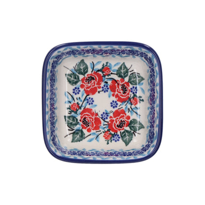 Vierkante Kom 170 ml - English Rose