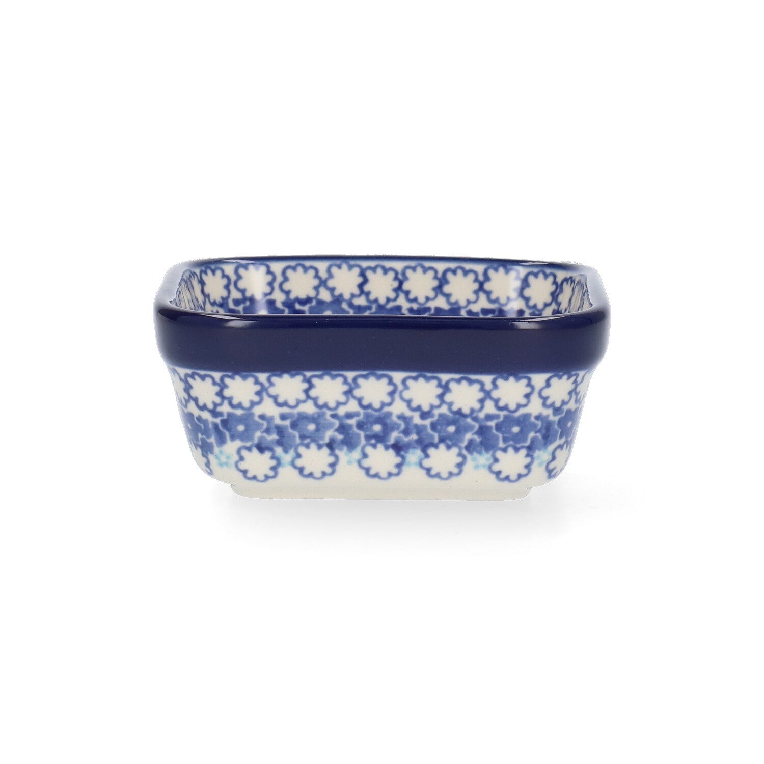 Vierkante Kom 170 ml - Blue Garden
