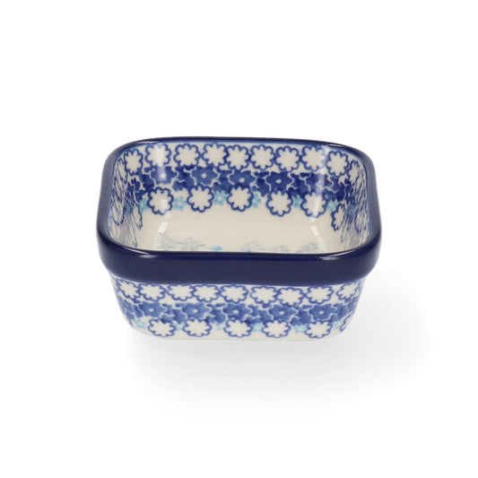 Vierkante Kom 170 ml - Blue Garden