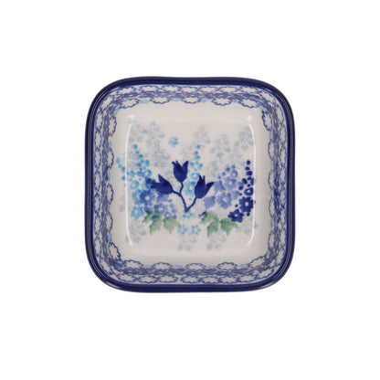 Vierkante Kom 170 ml - Blue Garden