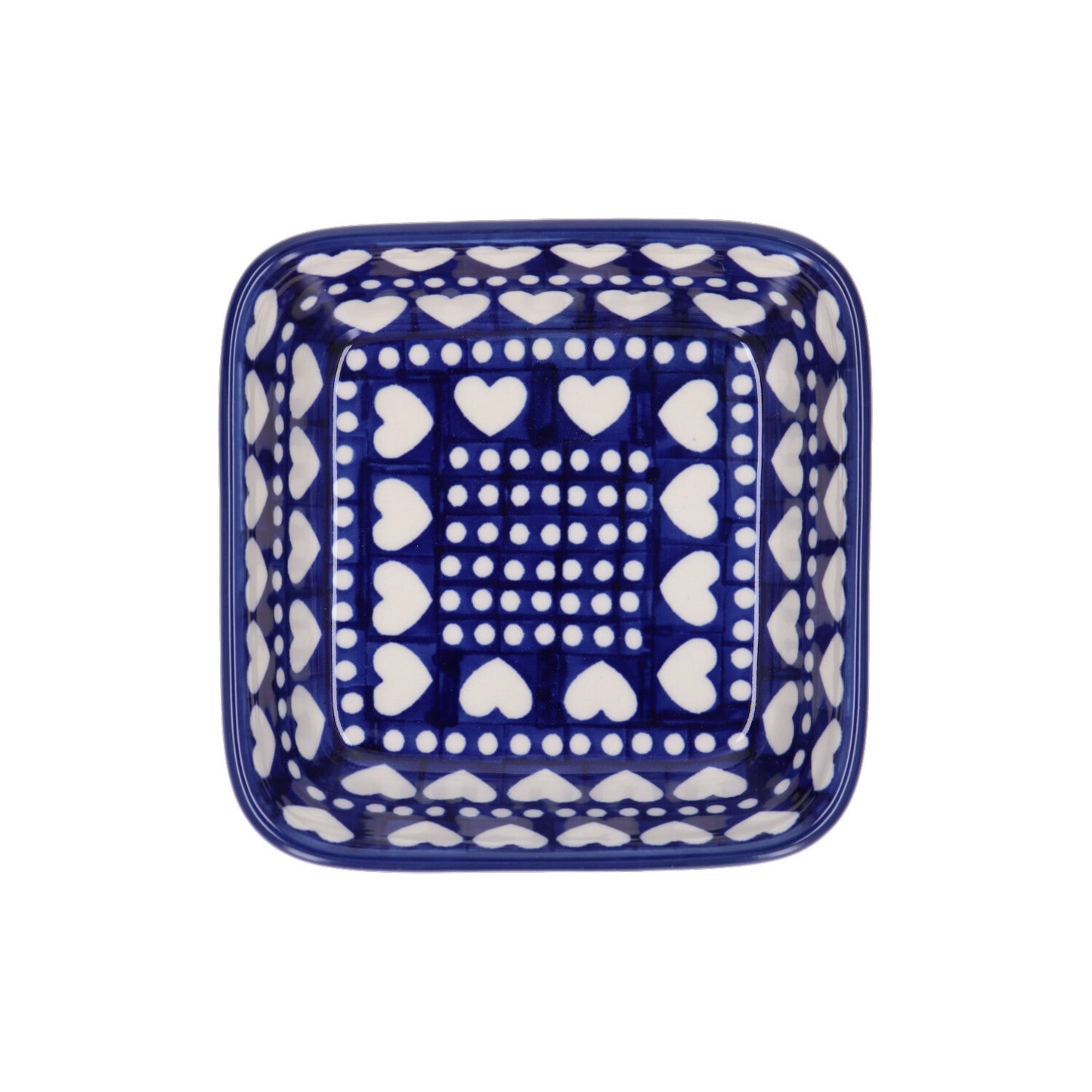 Vierkante kom 350 ml - Blue Valentine