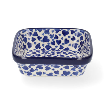 Vierkante Kom 350 ml - Dancing Hearts