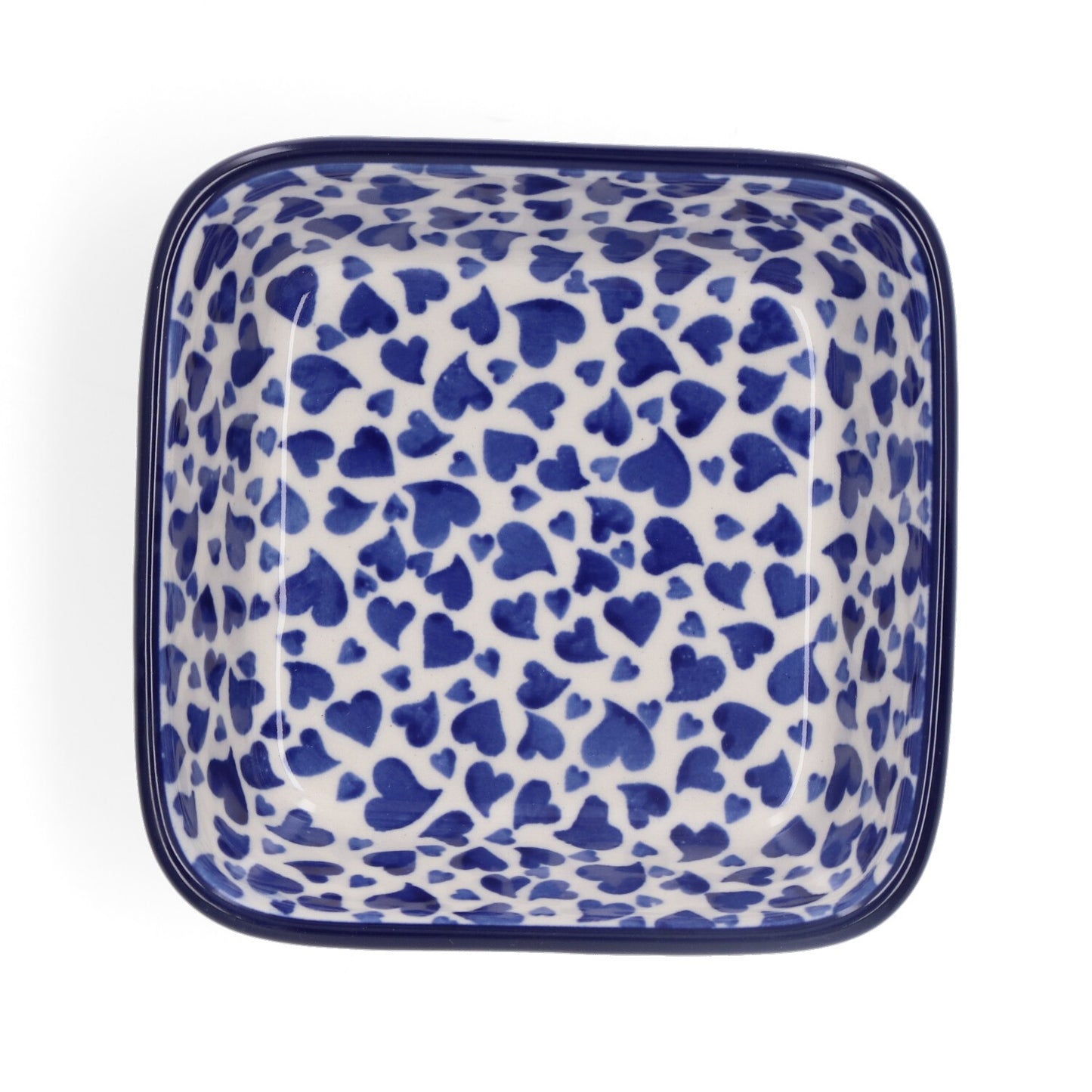 Vierkante Kom 350 ml - Dancing Hearts