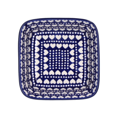 Auflaufform quadratisch 1550 ml - Blue Valentine