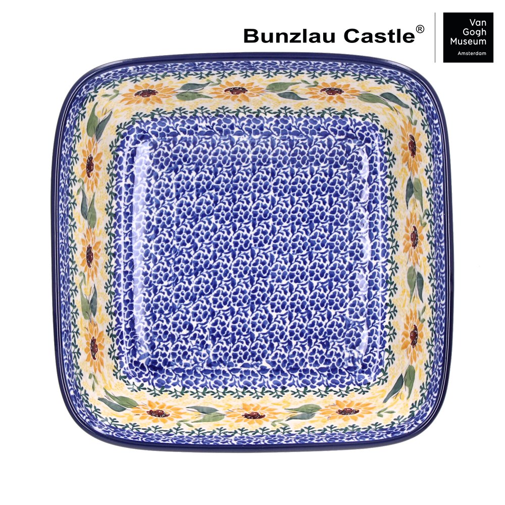 Ovenschaal Vierkant 1550 ml - Van Gogh Museum - Sunflowers